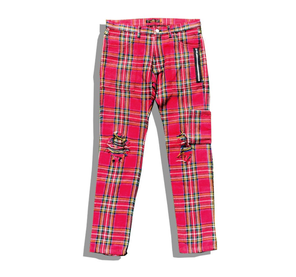 Undercover Plaid Wool Pants 2005 Spring Summer But Beautiful ll Front