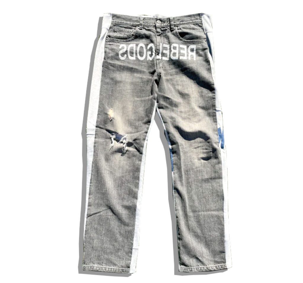 Undercover REBELGOD Hybrid Denim 2002AW 'Witch Cells Division' Front