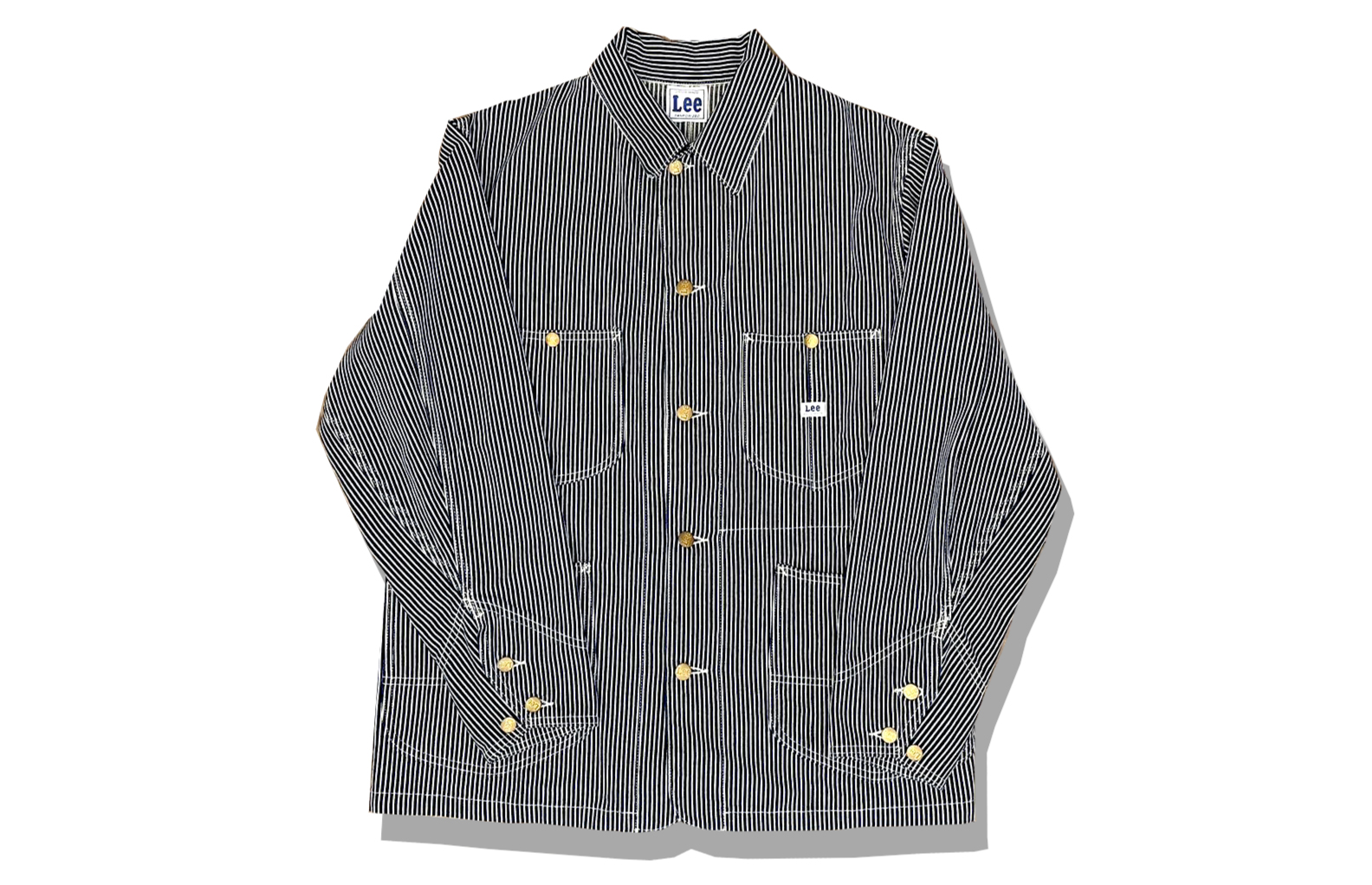 Lee Dungarees Coverall Jacket Hickory Stripe