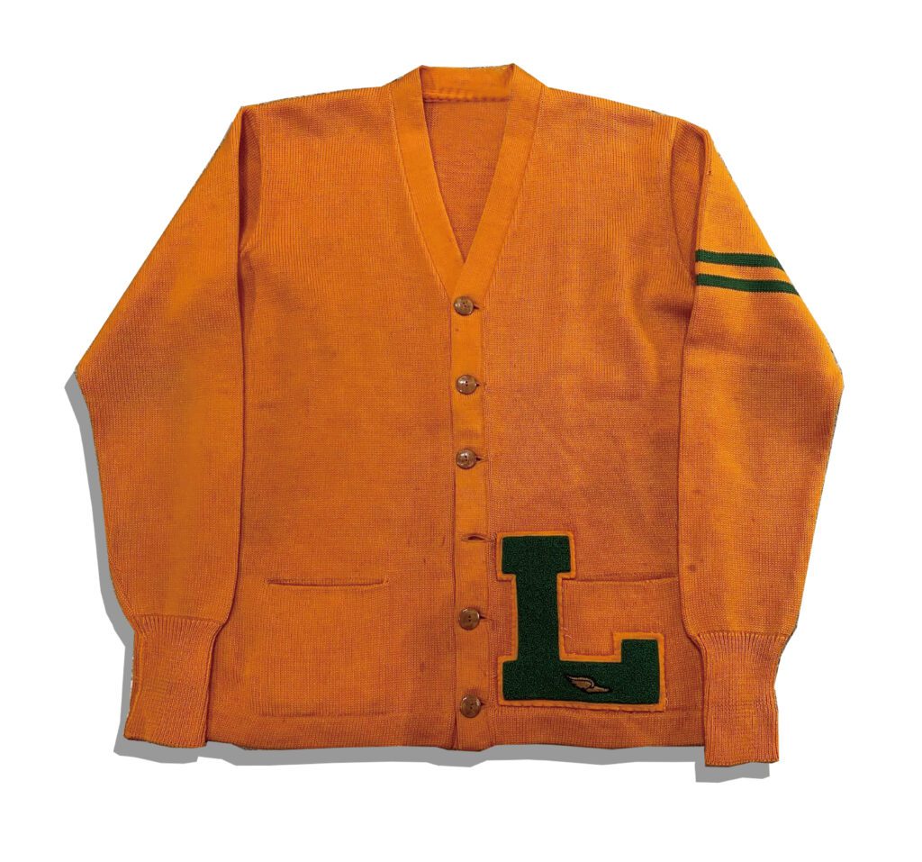 Lettered Cardigan Front