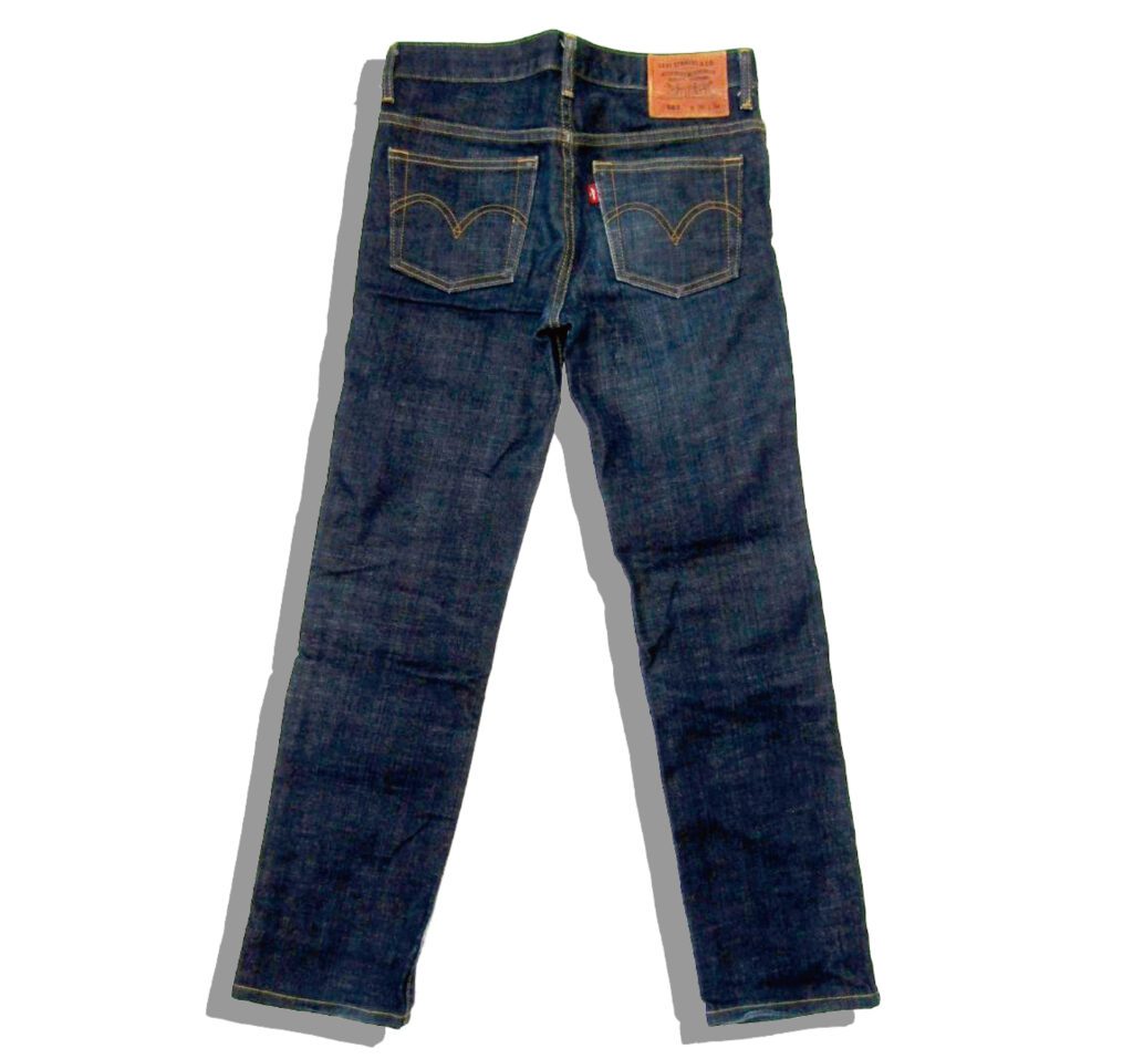 Levis 563 Denim Pants Back