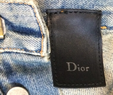 Dior Homme Denim Label