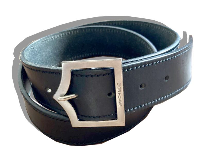 Dior Homme D buckle belt