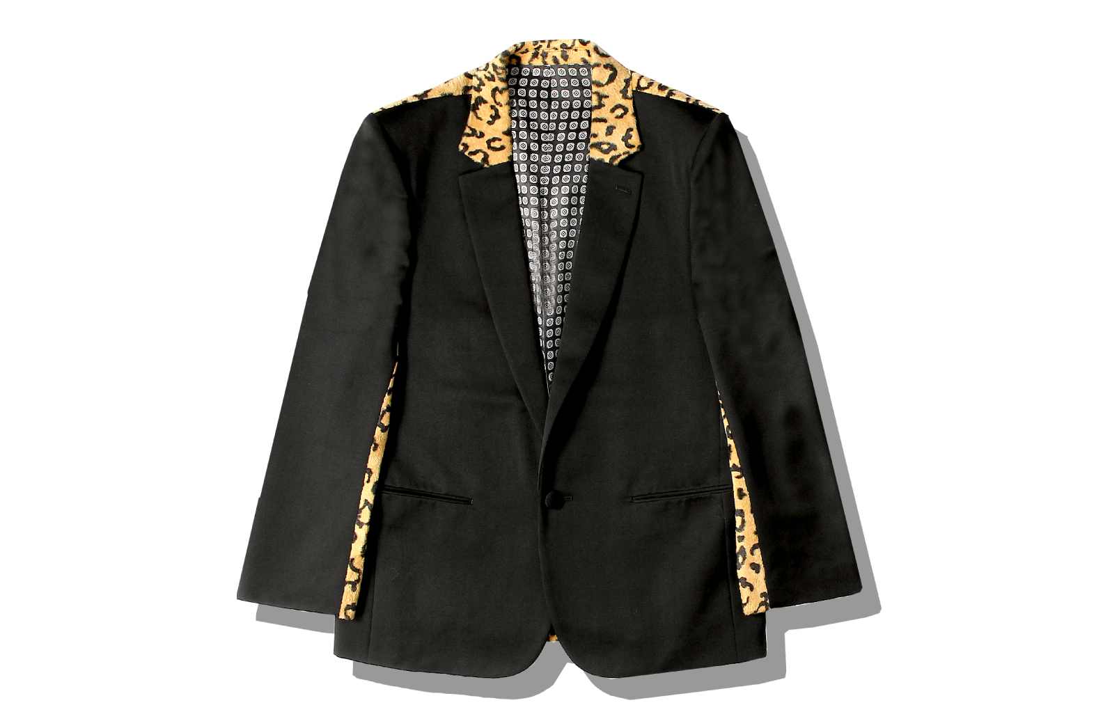 NUMBER (N)INE Leopard Change Tailored Jackets DREAM BABY DREAM 2004SS Front