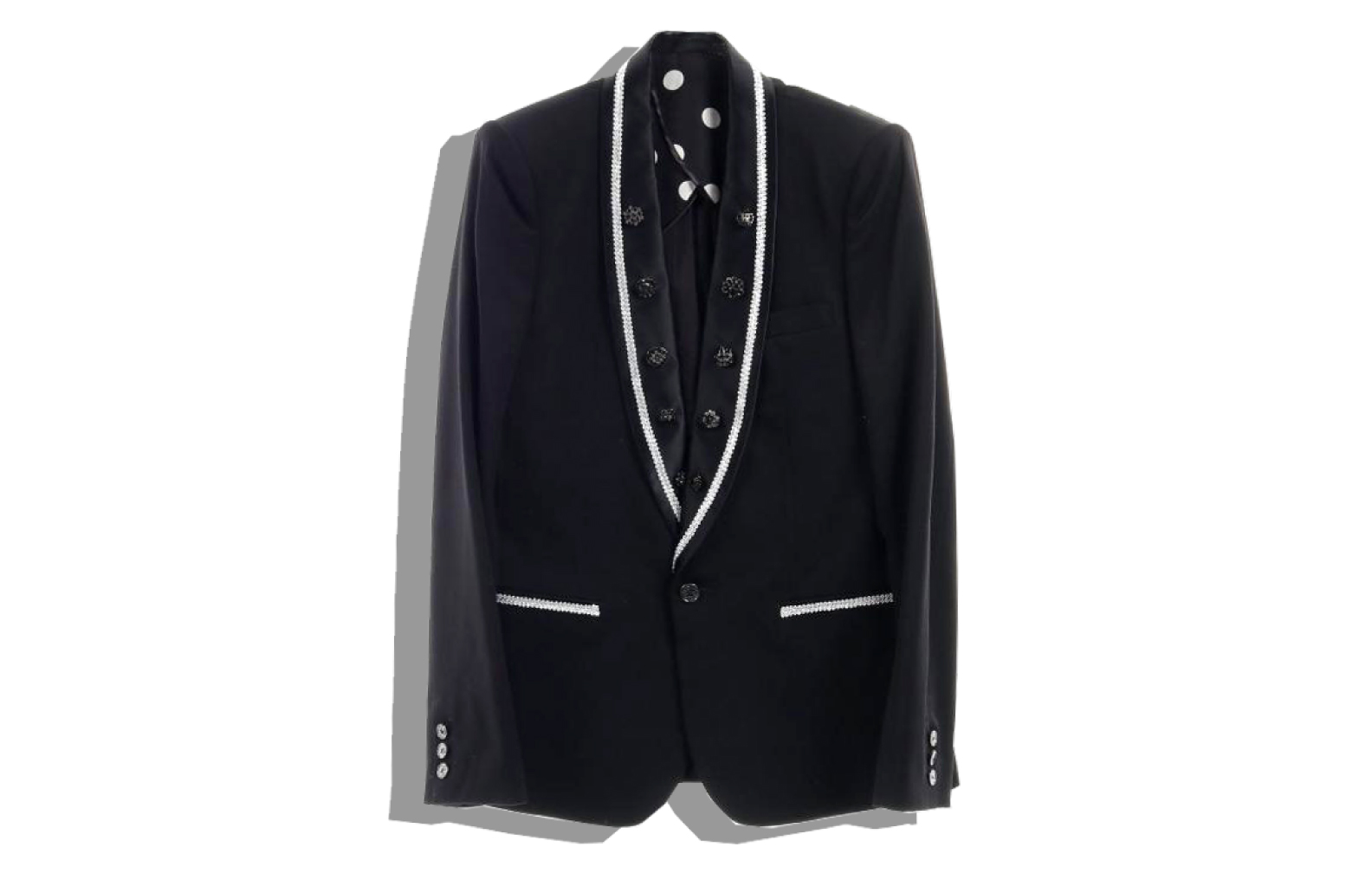 NUMBER(N)INE wool silk tailed jacket Back 2006SS