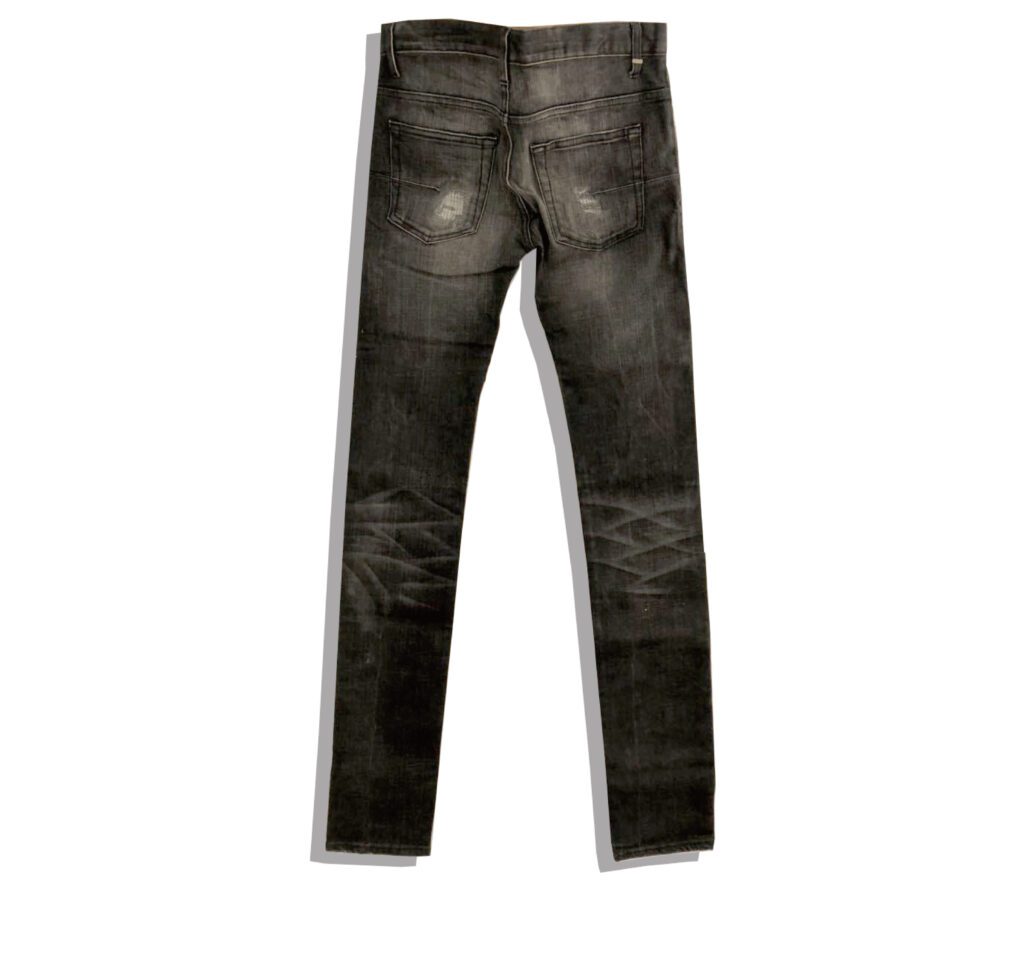 Dior Homme Black ripper Jake Denim Pants Back 2010 AW