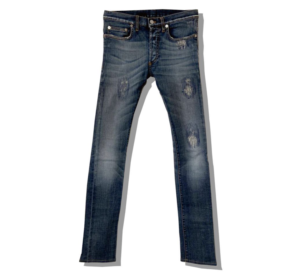 Dior Homme Custom Jake Denim Pants 2008AW Front