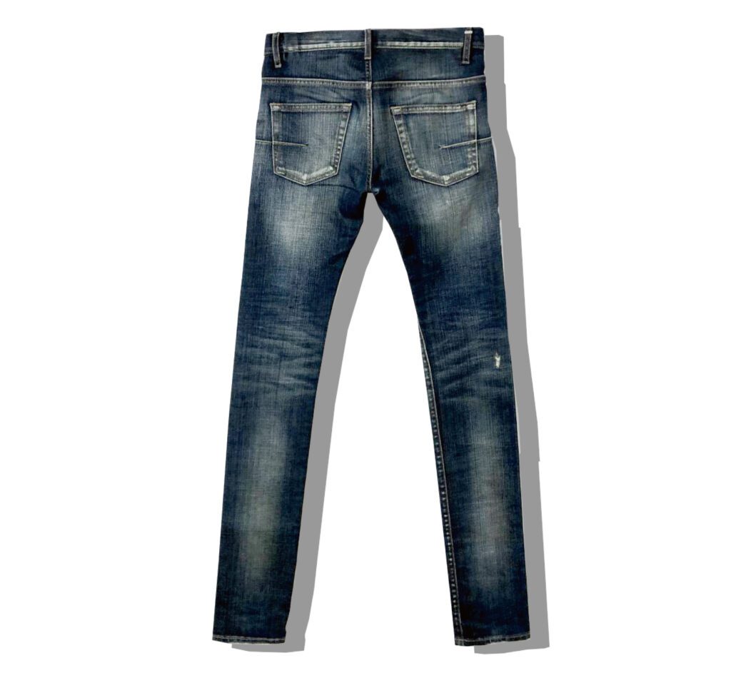 Dior Homme Jake Basquiat stretch denim pants 2009AW Back