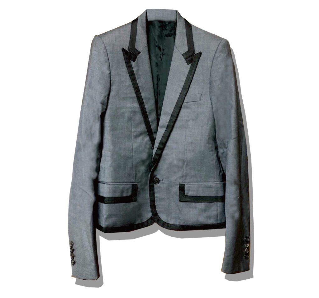 Dior Homme Piping 1button Tailored jacket Front 2005SS