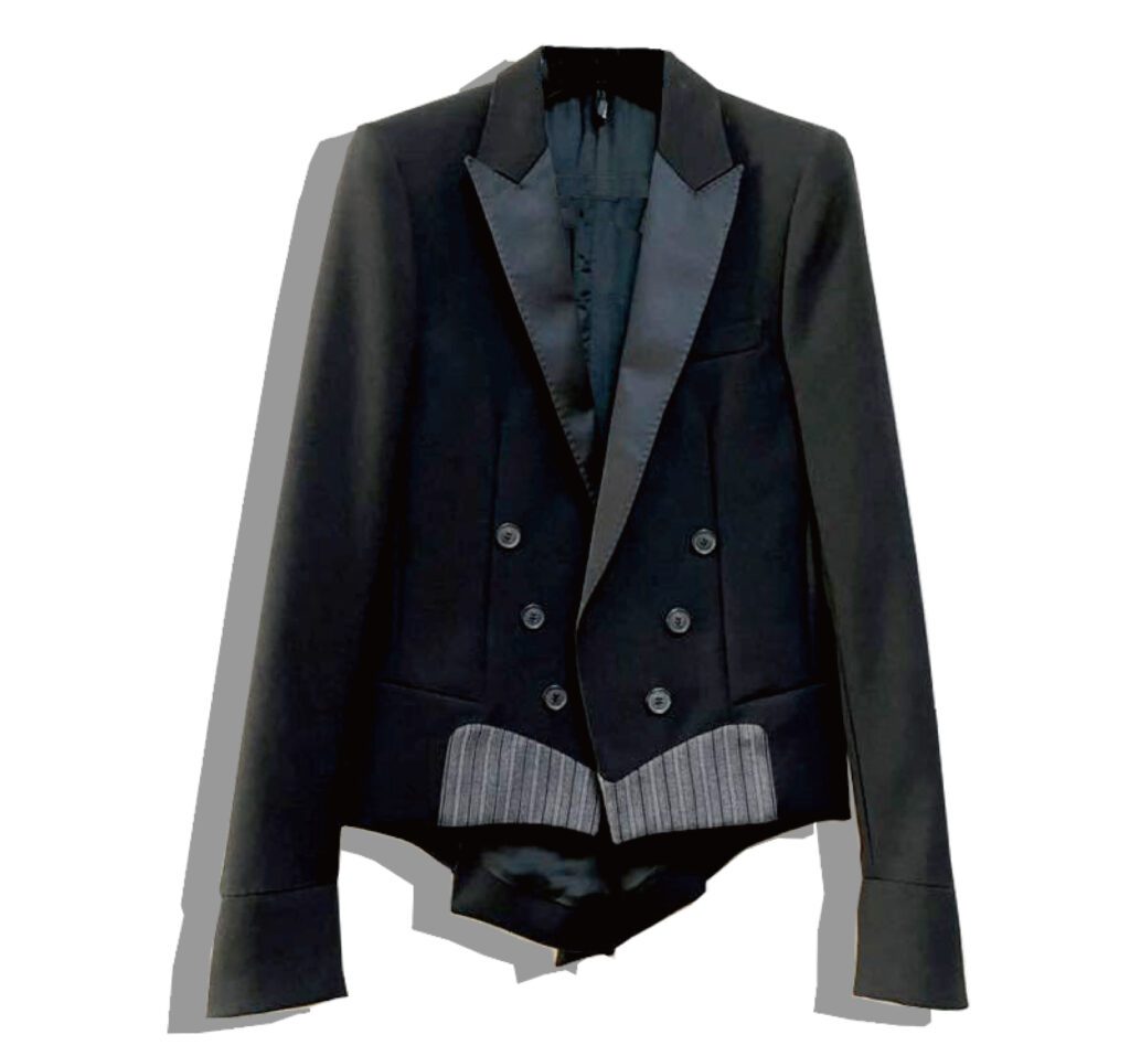Dior Homme swallow's tail tuxedo Jacket 2006AW Front