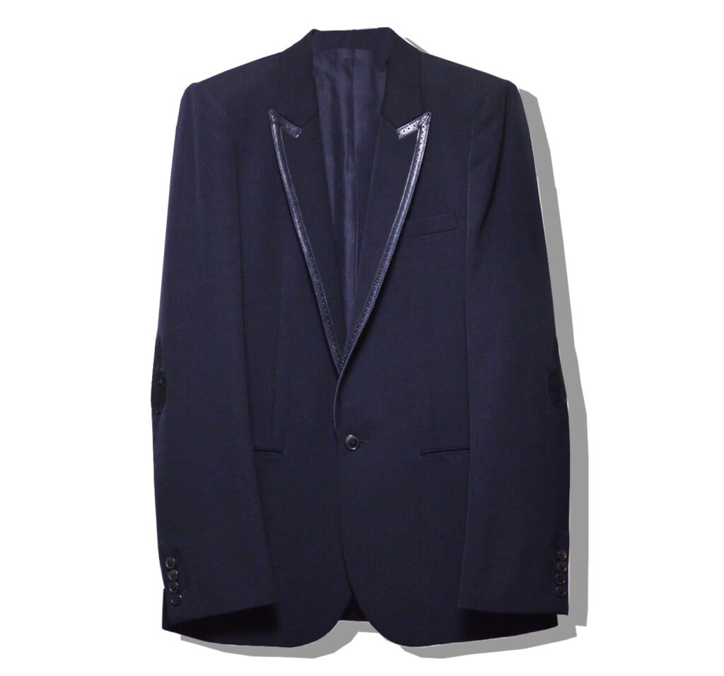 NUMBER(N)INE 1B Clovar patchwork jacket 2006AW Noir Front