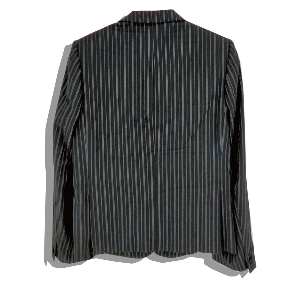 NUMBER(N)INE night Crawler striped tailored Jacket Back