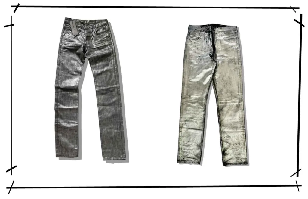 Maison Martin Margiela Metal Denim Pants Series 002