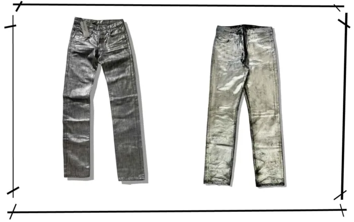 Maison Martin Margiela Metal Denim Pants Series 002