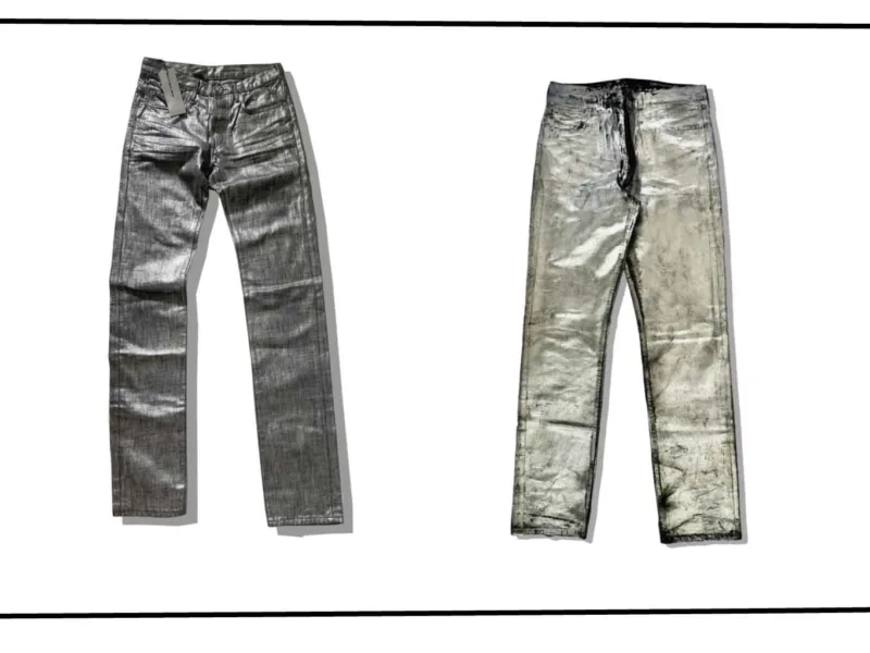 Maison Martin Margiela Metal Denim Pants Series 002