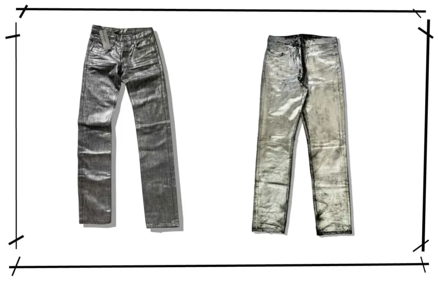 Maison Martin Margiela Metal Denim Pants Series 002