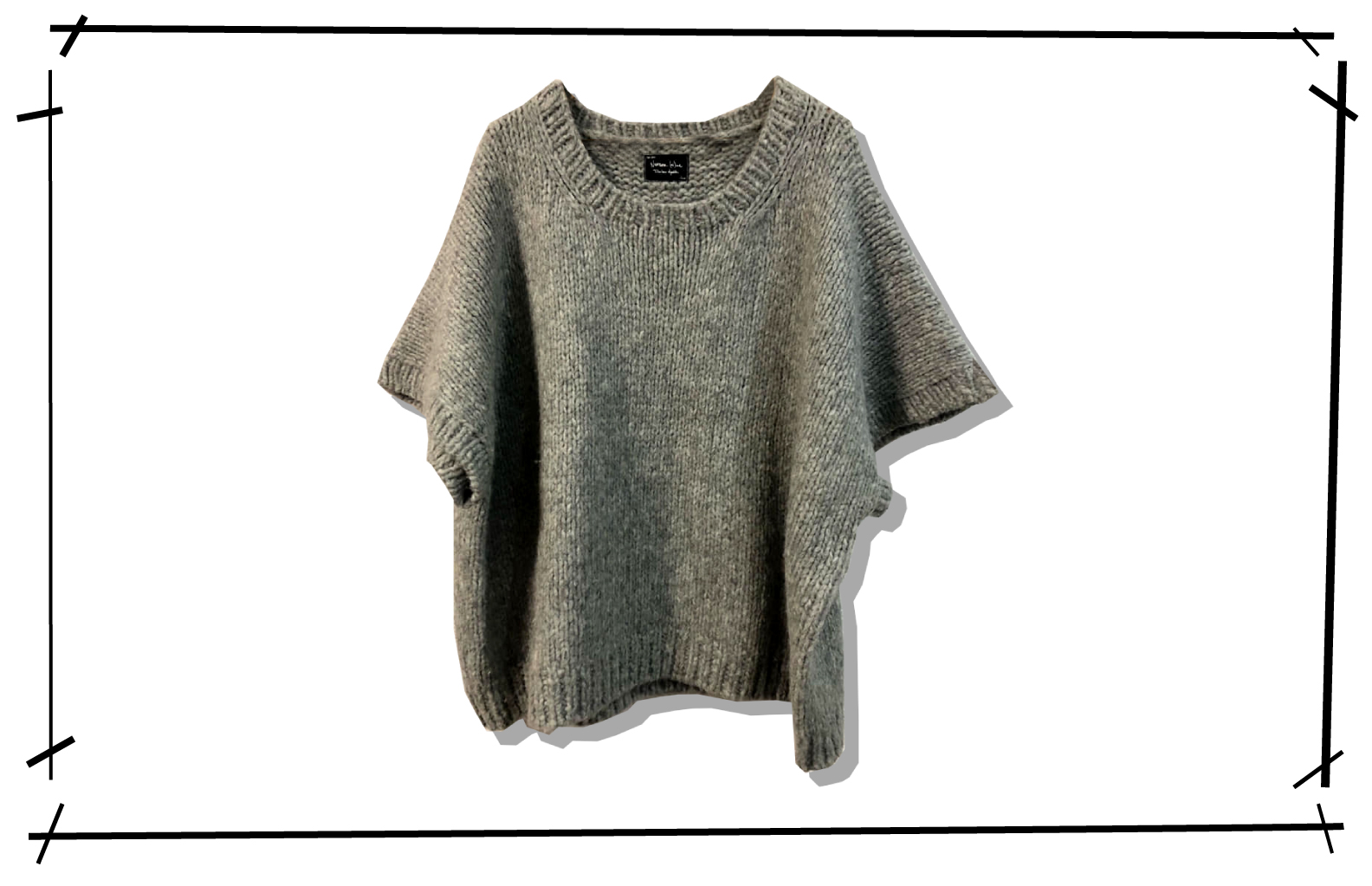 NUMBER NINE 2009AW Alpaca wool sweater shirt