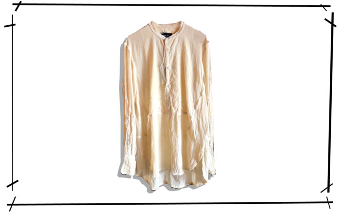 NUMBER (N)INE Silk Shirt 2009AW A CLOSED FEELING