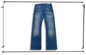 dior homme red rust Denim Pants 2005AW Beck
