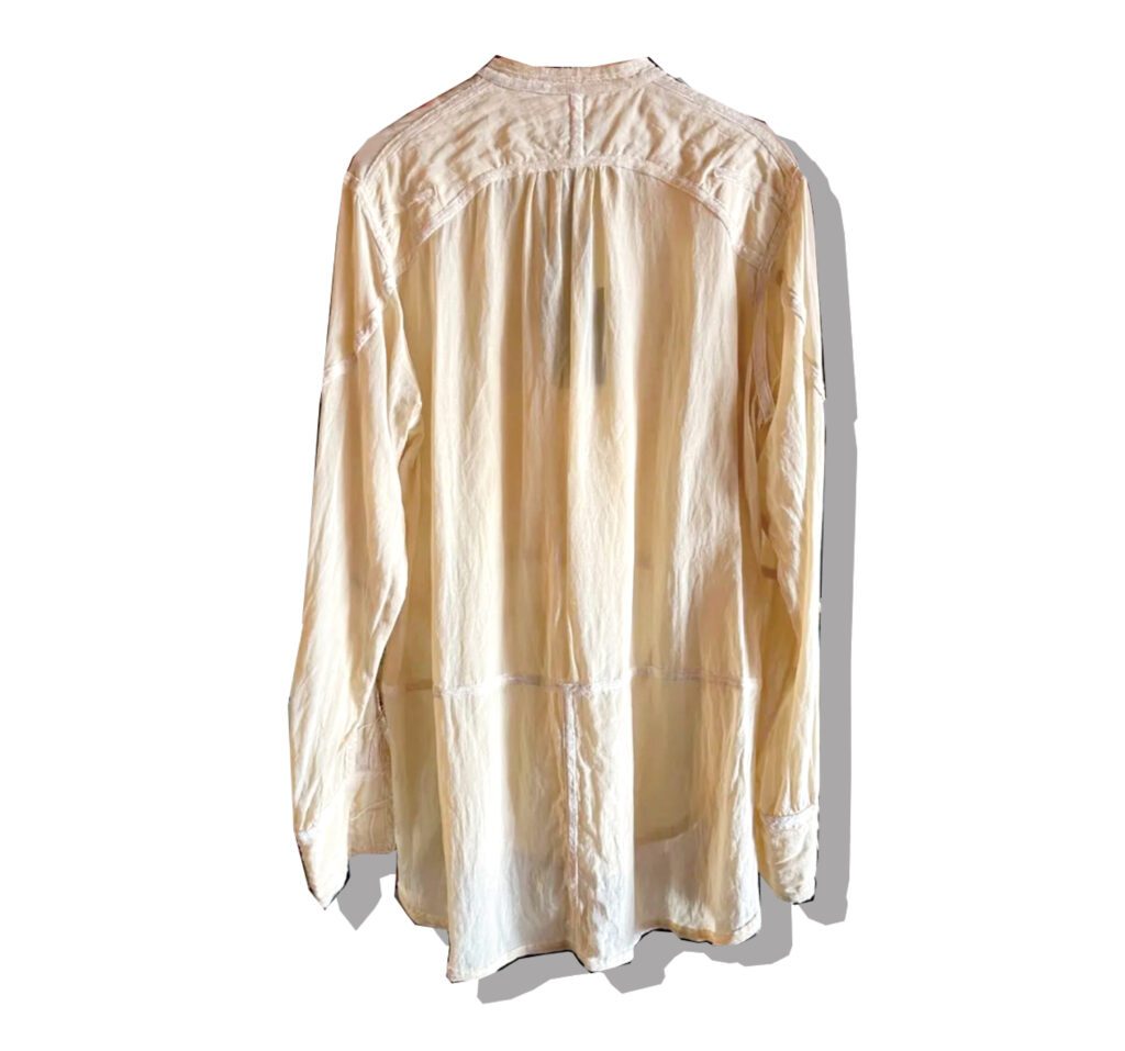 NUMBER (N)INE Silk Shirt 2009AW A CLOSED FEELING Back