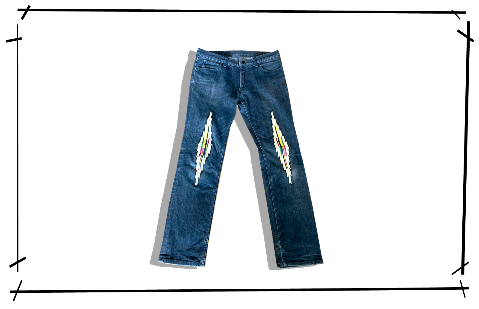 NUMBER (N)INE Ortega's Chimayo Black Pants 2005AW