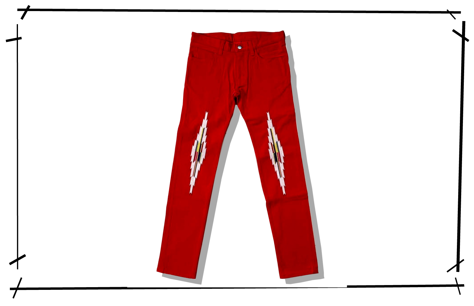 NUMBER (N)INE Ortega's Chimayo Red Pants 2005AW