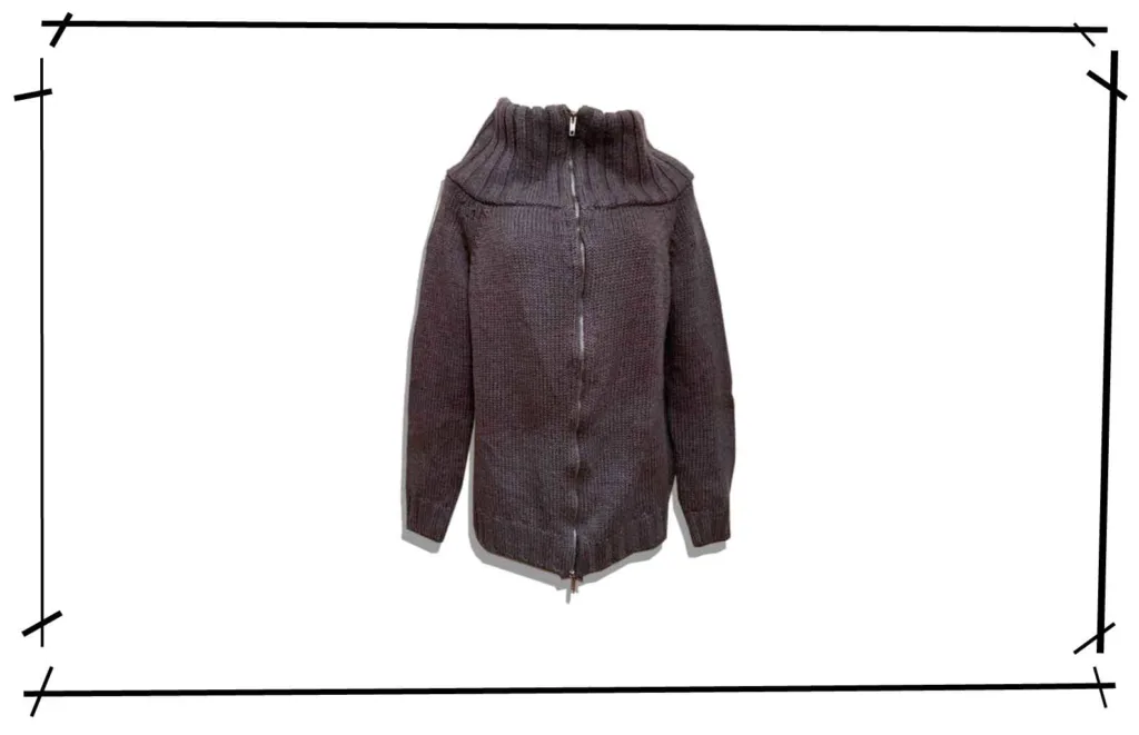 Maison Martin Margiela Profondes en Tricot Zip Knit 1997AW