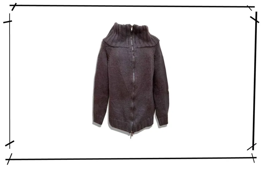 Maison Martin Margiela Profondes en Tricot Zip Knit 1997AW