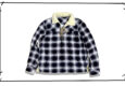 NUMBER (N)INE Boa pullover check Shirt 2009AW A CLOSED FEELING
