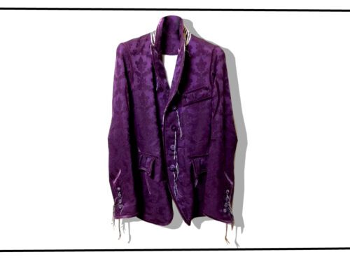 NUMBER (N)INE Curtain jacquard jacket Purple 2009AW