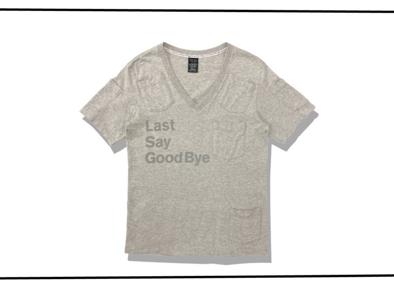 NUMBER (N)INE Last say good bye Tshirt 2009AW