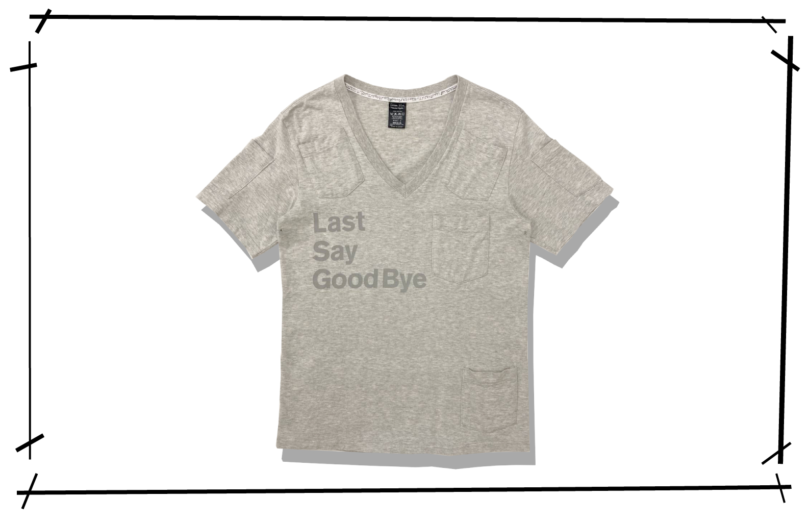 NUMBER (N)INE Last say good bye Tshirt 2009AW