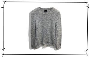 NUMBER (N)INE Mohair grunge knit 2009AW Front