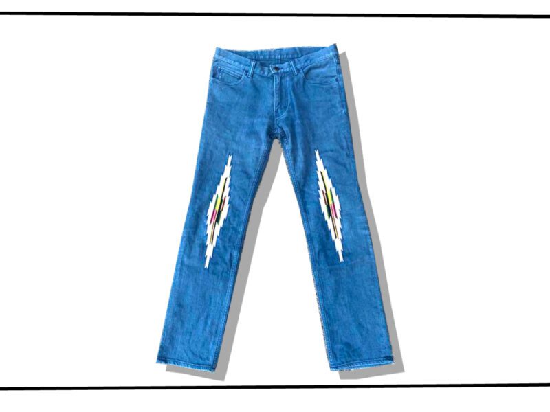 NUMBER (N)INE Ortega's Chimayo Blue Pants 2005AW