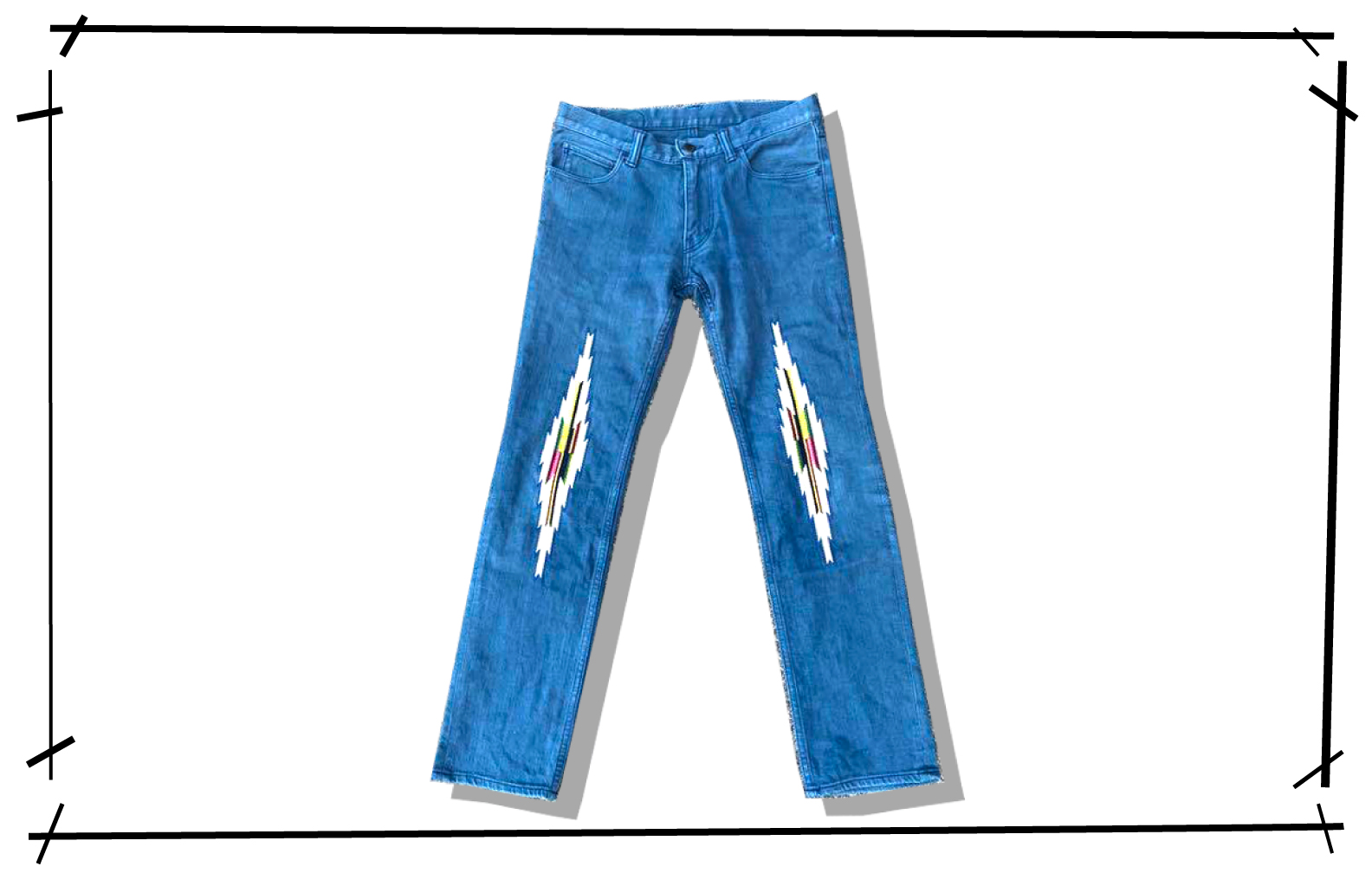 NUMBER (N)INE Ortega's Chimayo Blue Pants 2005AW