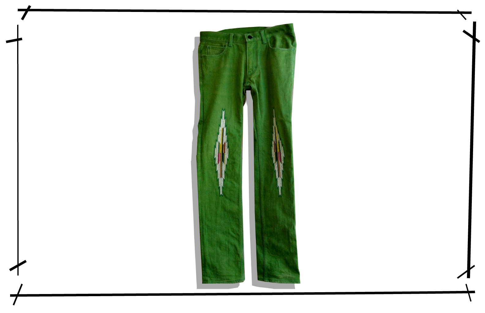 NUMBER (N)INE Ortega's Chimayo Green Pants 2005AW