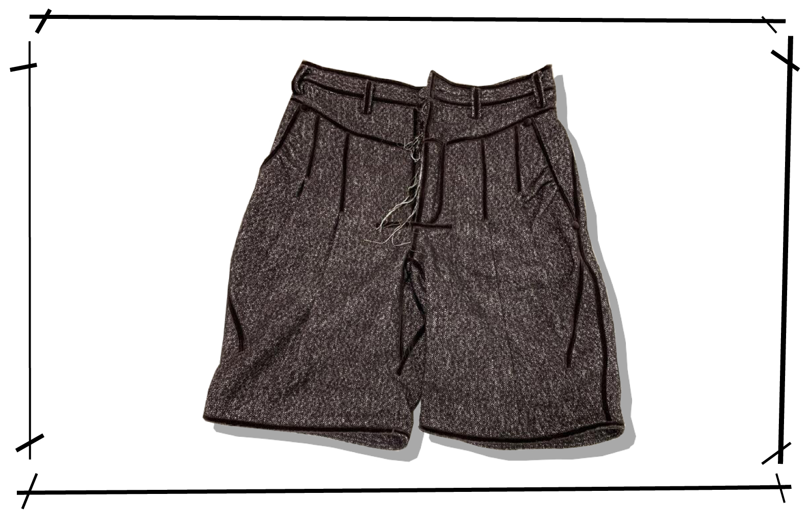 NUMBER (N)INE Short WoolPants 2009aw Front