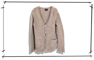 NUMBER NINE Wool Cardigan 2009AW A CLOSED FEELING