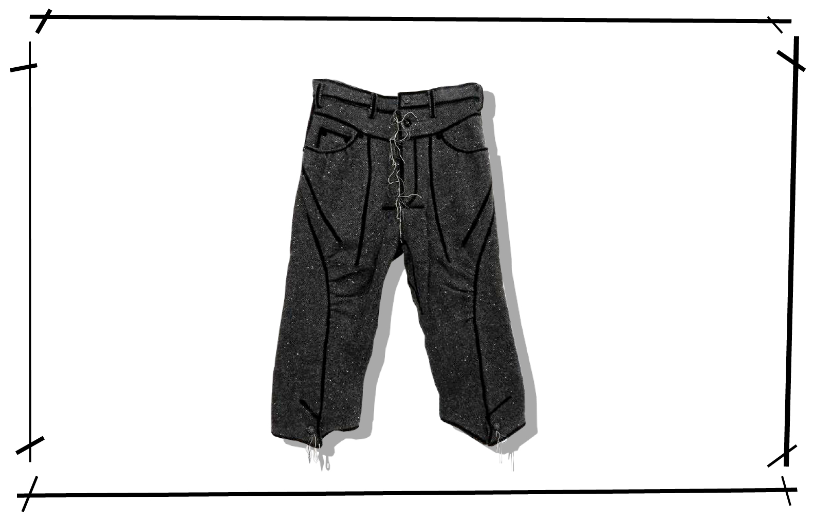 NUMBER NINE Wool Pants 2009 AWF09-NPL002A-1 080 Front