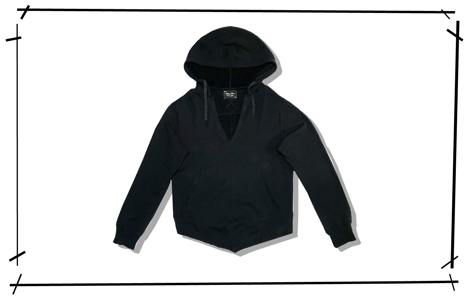 Number Nine Black Silk skipper Hoddie 2009AW A CLOSED FEELING