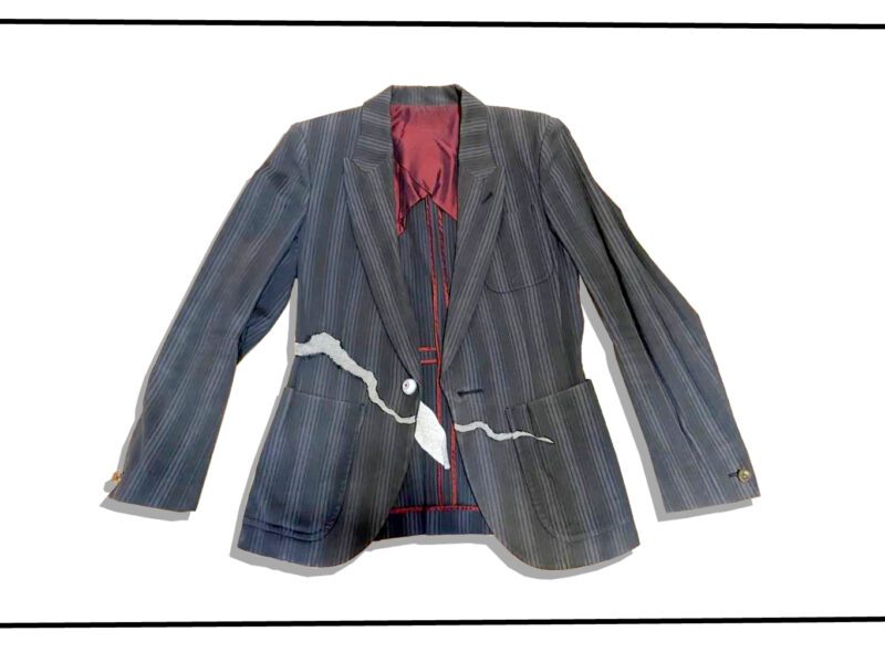 UNDERCOVER 2005SS But Beautiful II Crack Tailored jacket
