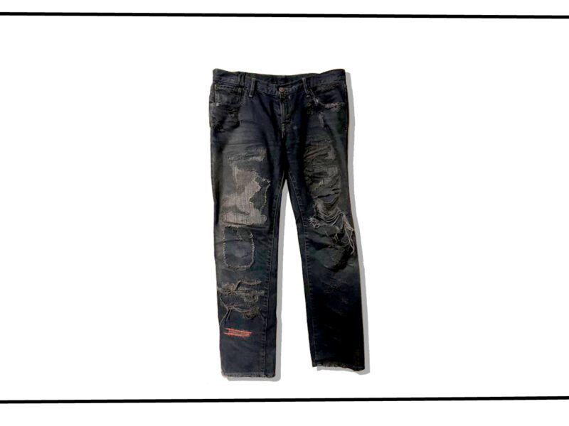 UNDERCOVER 2005ss But Beautiful II 60 Denim Pants Front