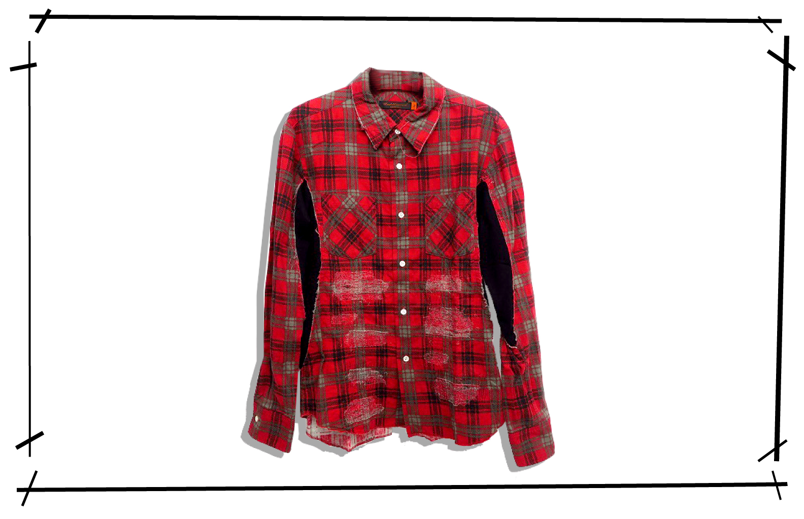 UNDERCOVER tartan check nell shirt 2005SS but beautiful II
