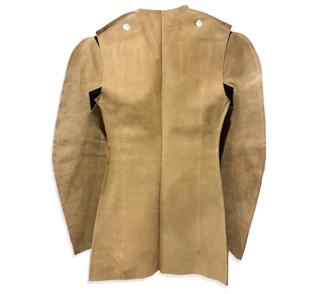 Maison Martin Margiela Beige Flat Garment Jacket Suede 1998SS Back