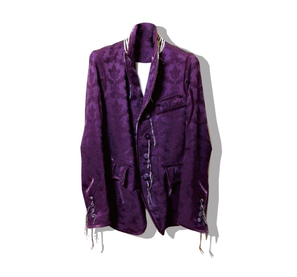 NUMBER (N)INE Curtain jacquard jacket Purple 2009AW Front