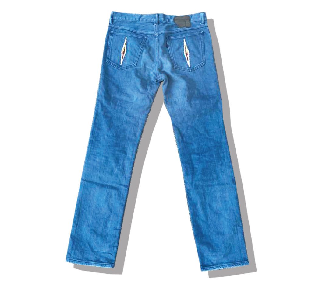 NUMBER (N)INE Ortega's Chimayo Blue Pants 2005AW Back