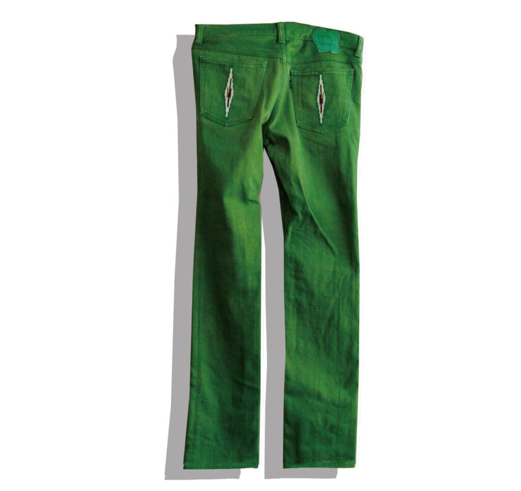 NUMBER (N)INE Ortega's Chimayo Green Pants 2005AW Back