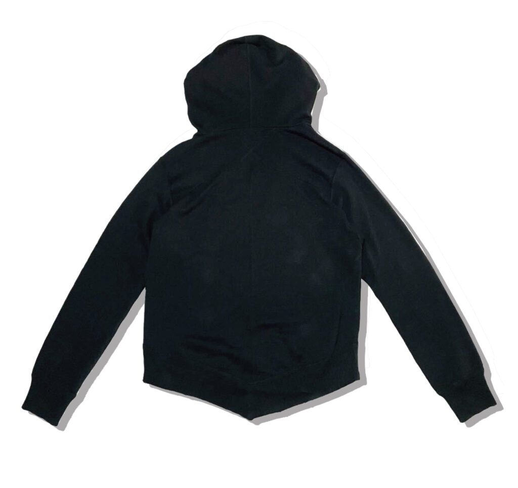 Number Nine Black Silk skipper Hoddie 2009AW A CLOSED FEELING Back