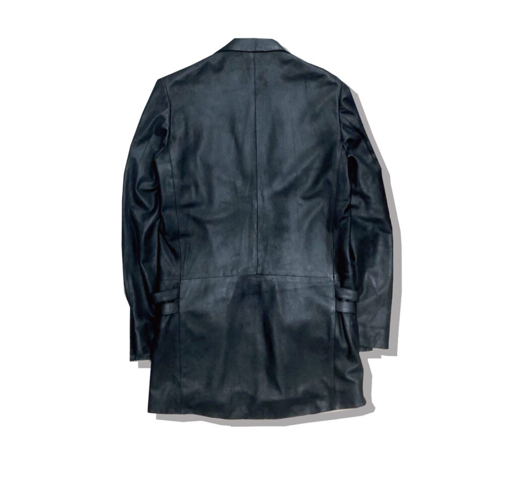 number nine Docking Leather tailored jacket 2005AW High street Back