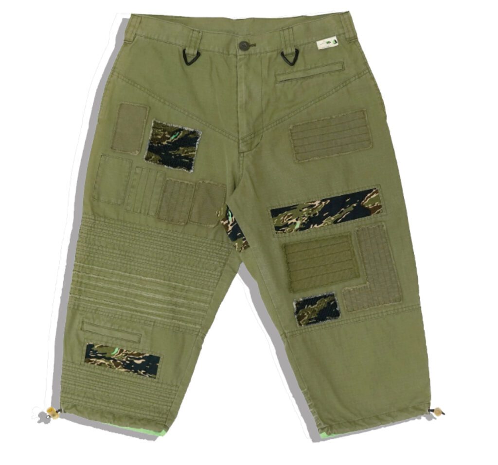 UNDERCOVER 2001SS CROPPED ARMY PANTS (NUHAS-0200) Front